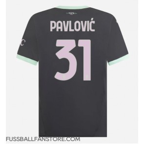 AC Milan Strahinja Pavlovic #31 Replik 3rd trikot 2024-25 Kurzarm